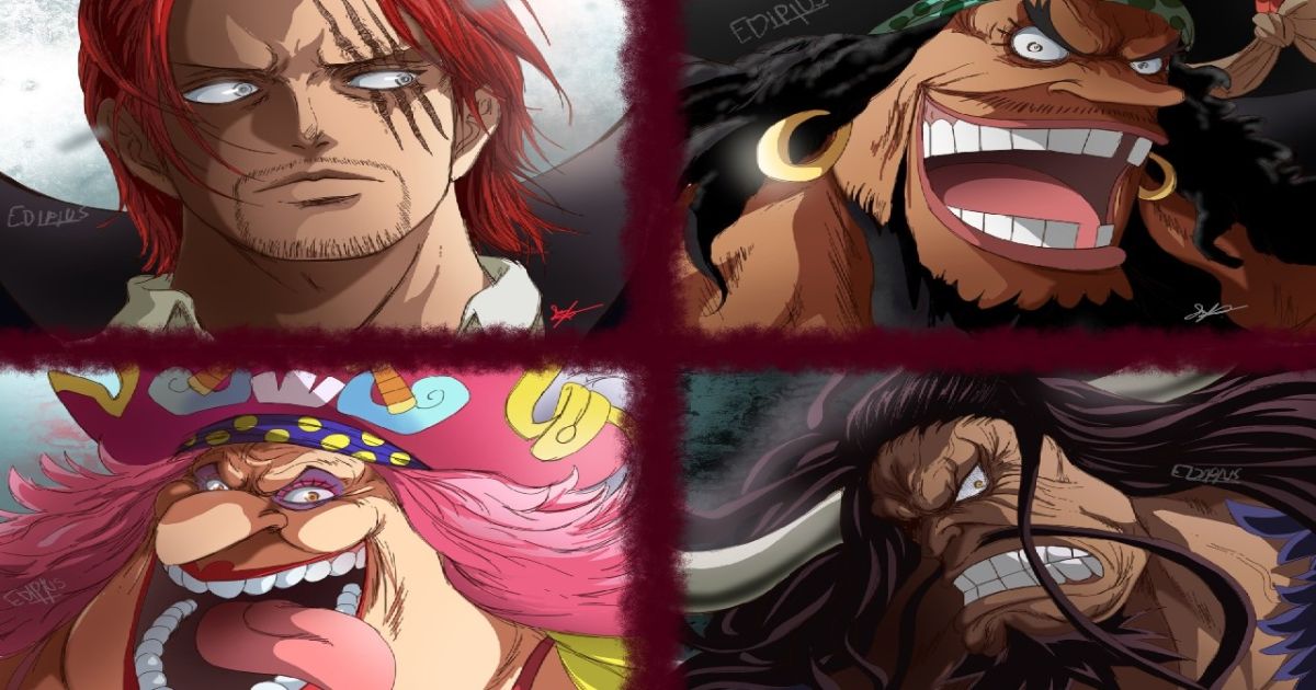 Tứ hoàng One Piece là bốn hải tặc mạnh nhất khu vực Tân Thế Giới