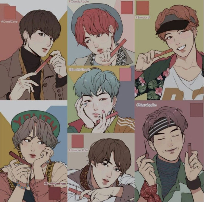 lay-cam-hung-nhan-vat-tu-than-tuong-kpop-bts truyện tranh đam mỹ hàn quốc hay nhất