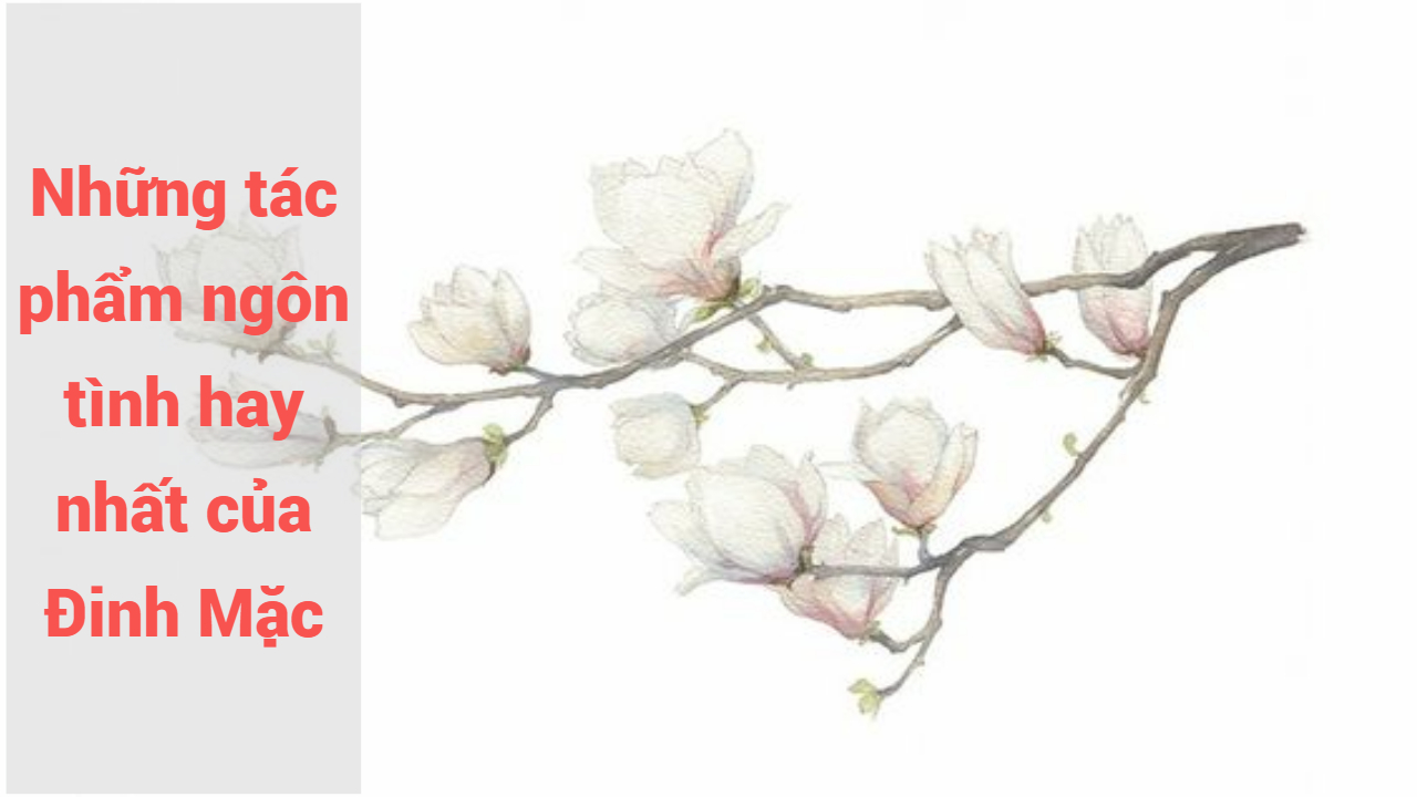 Top những bộ tiểu thuyết hay nhất của Đinh Mặc Đinh Mặc